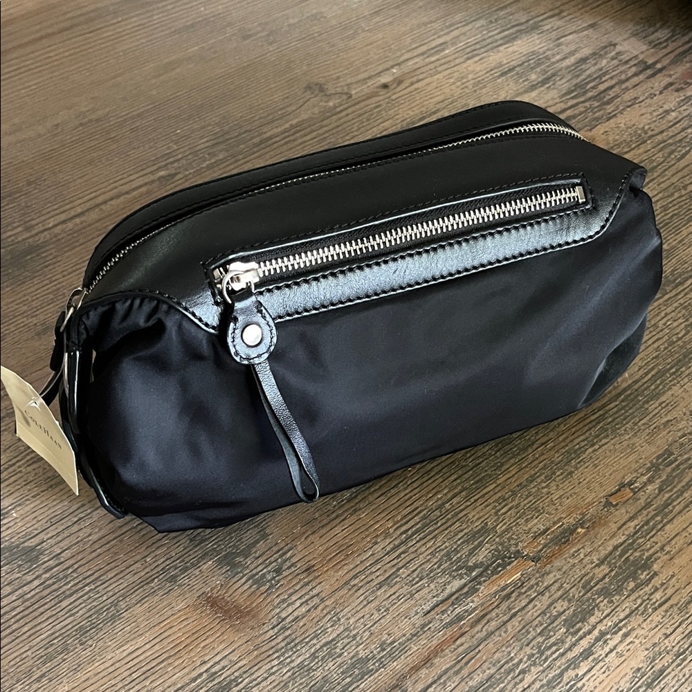 Cole Haan Black Cosmetic Bag NWT